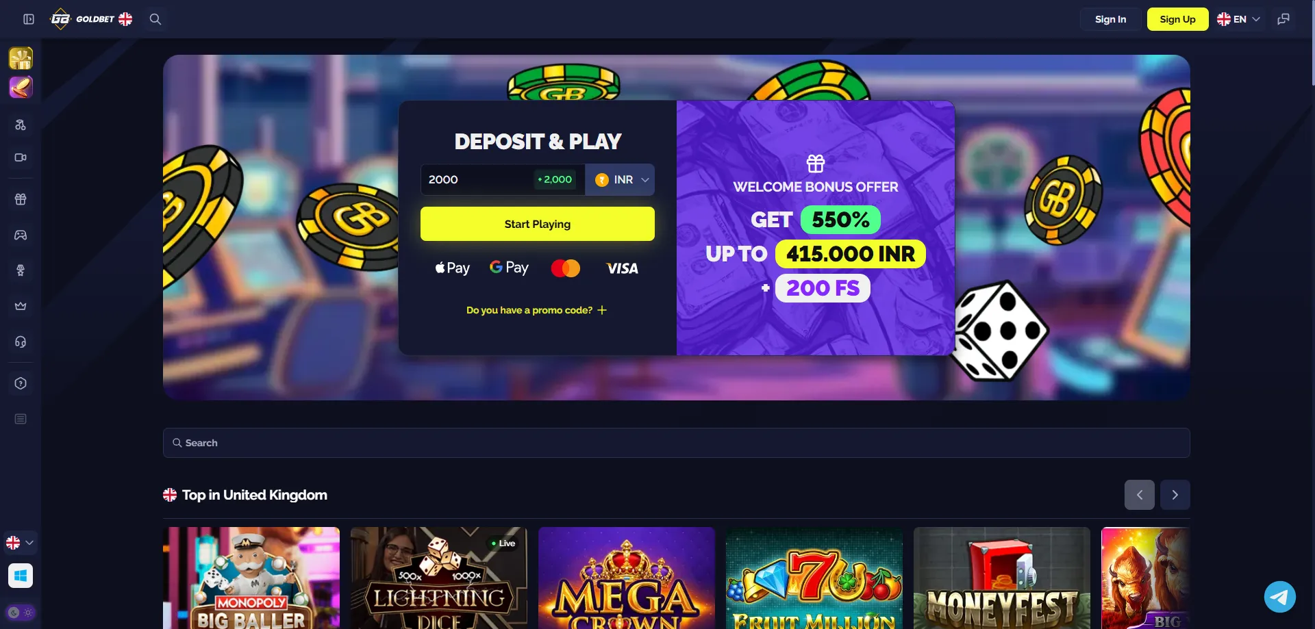 Goldbet Casino plataforma de apostas e cassino online no Brasil